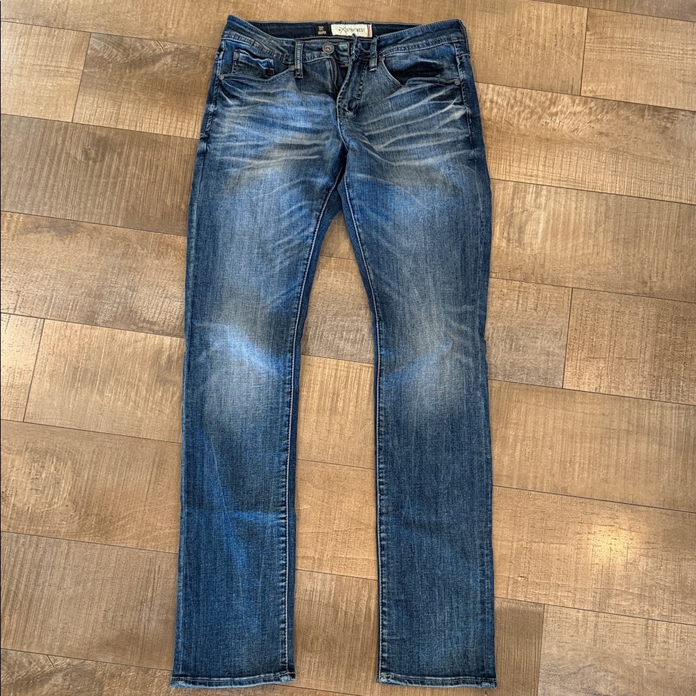 Men's Classic Blue Straight Jeans